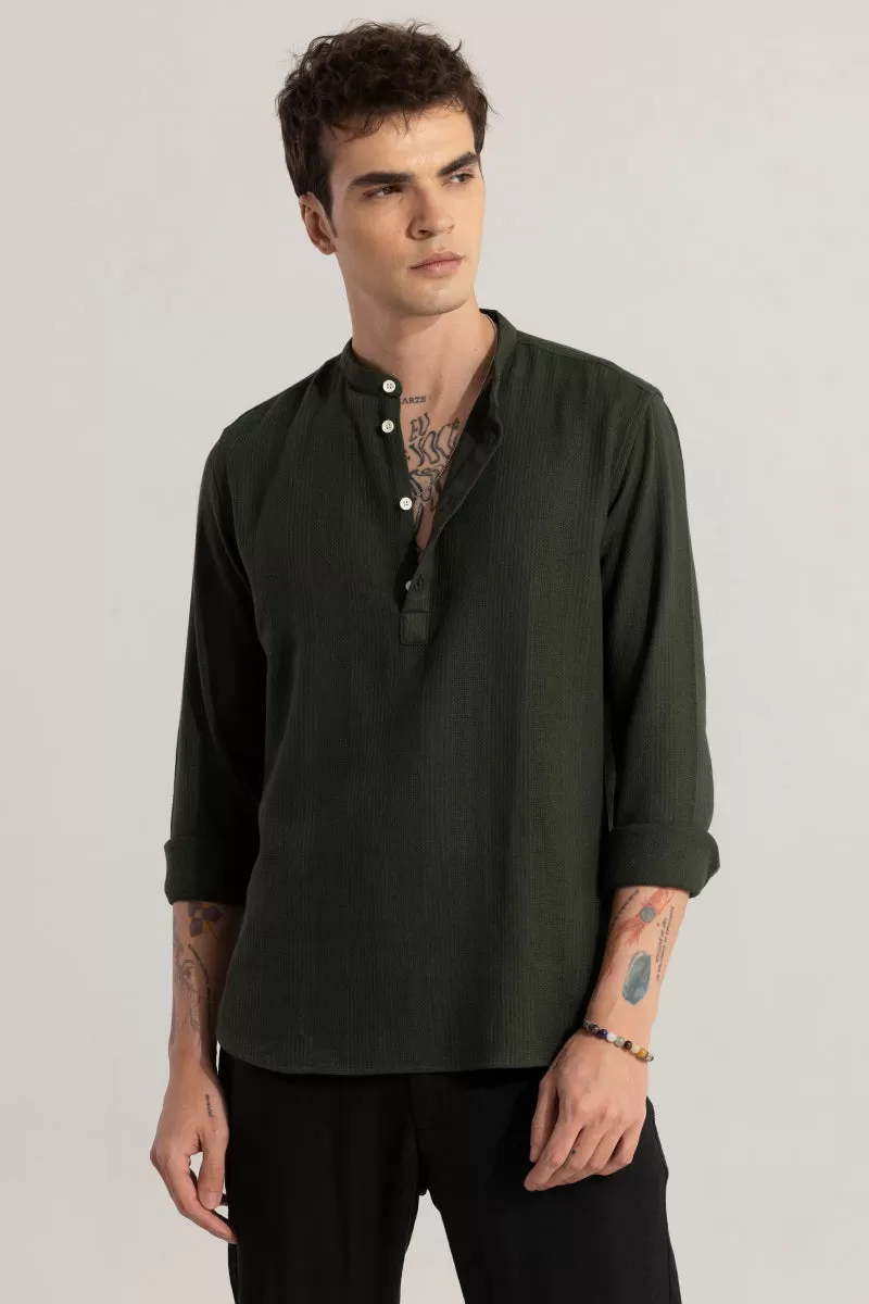 Mandarin Line Green Kurta