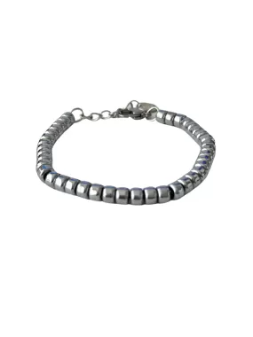 MANU HEMATITE BEADS BRACELET