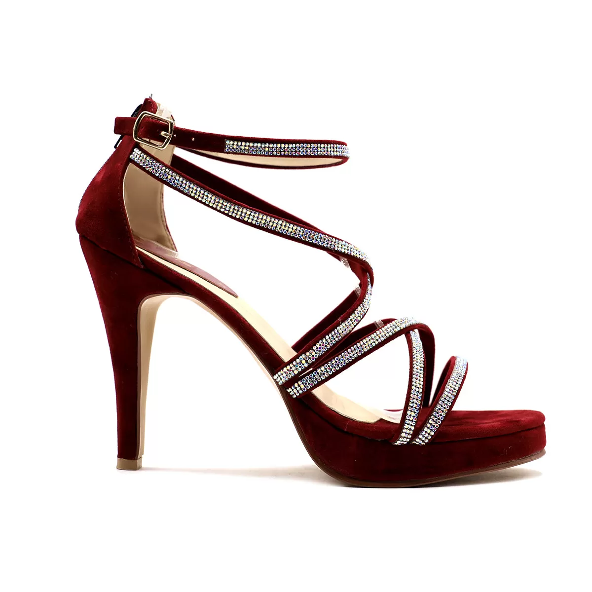 Maroon Fancy Sandal 055410