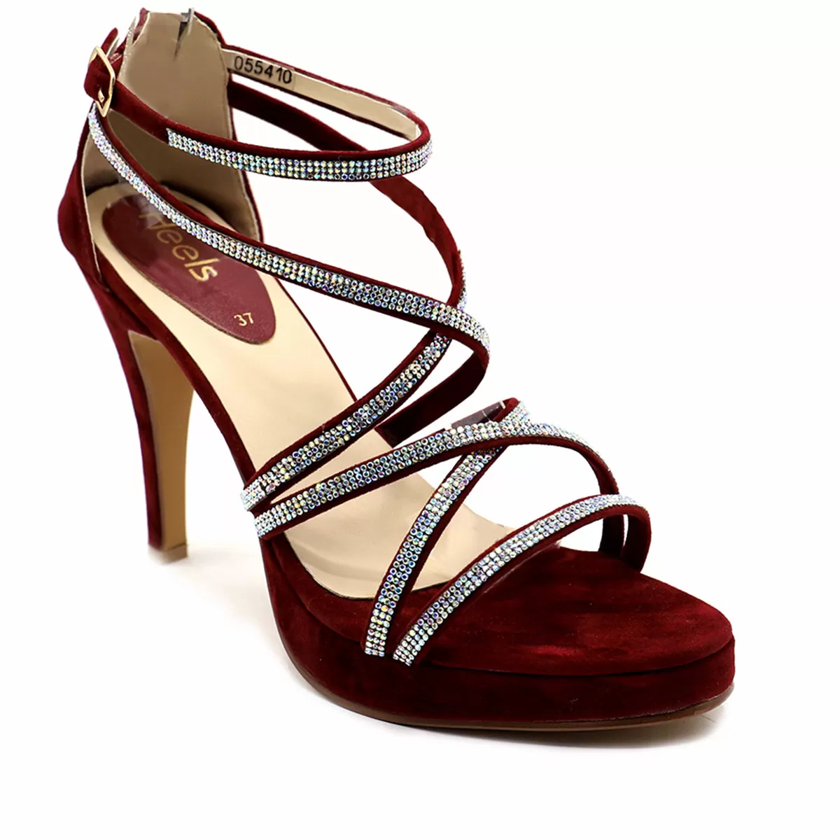 Maroon Fancy Sandal 055410