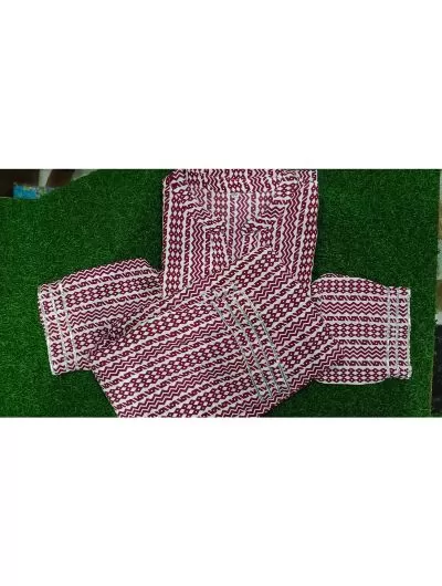 Maroon Printed Rayon Co-ord Set of Pant and Kurti (Set of 2)