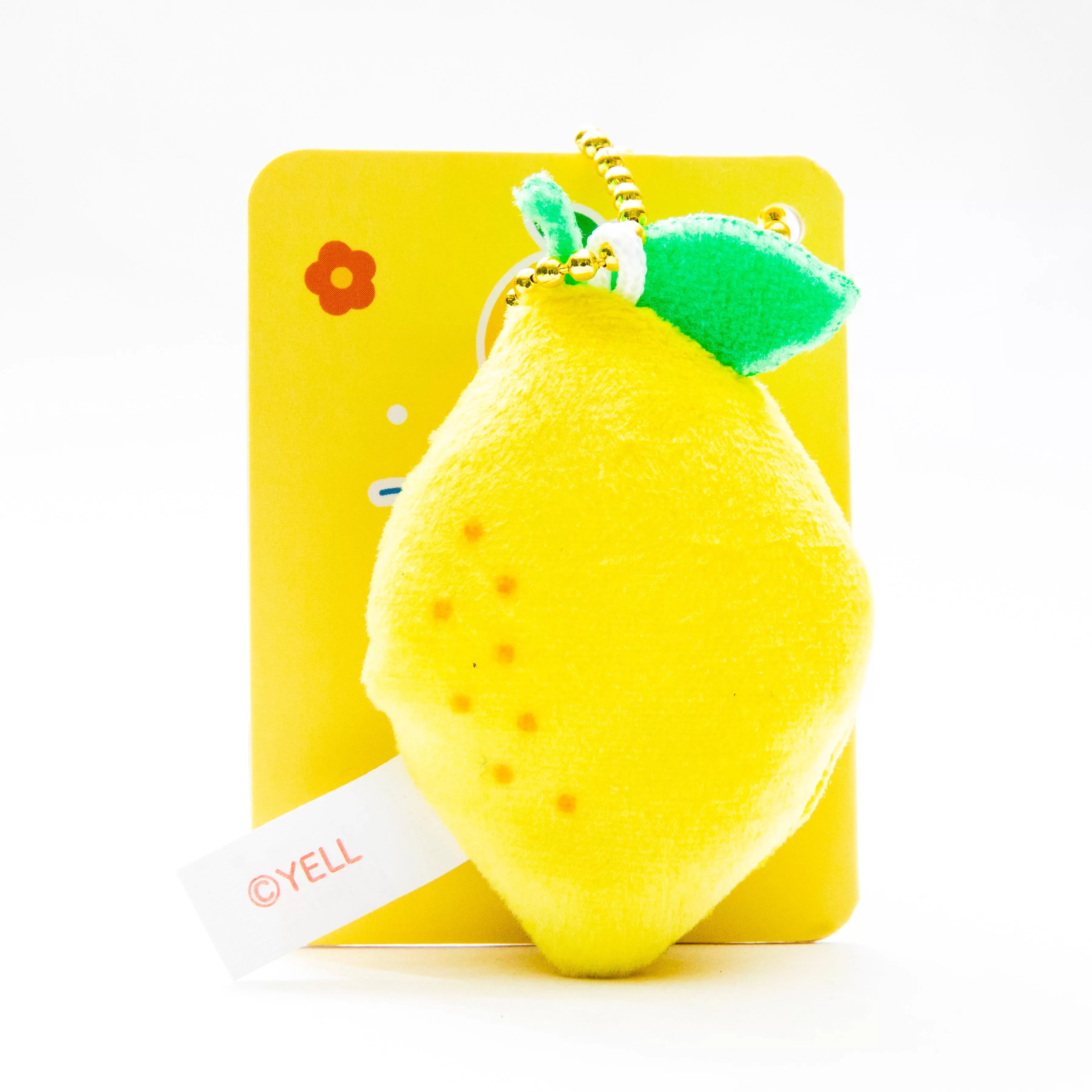 Mini Plushie Key Chain Lemon