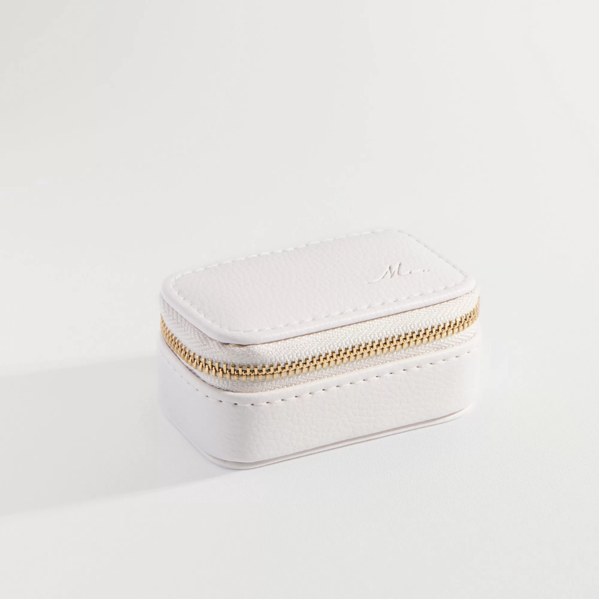 Mini Travel Case - White