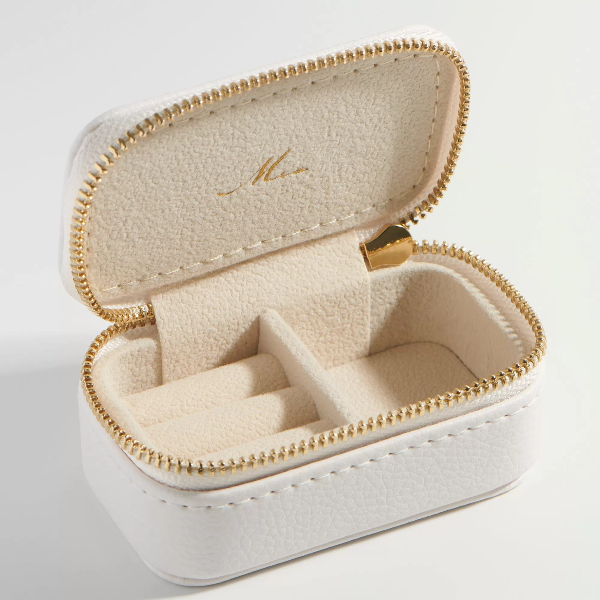 Mini Travel Case - White