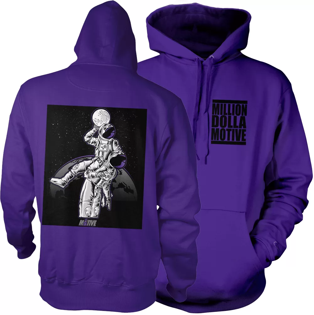 Moonman Dunk - Purple Hoodie Sweatshirt