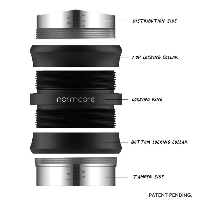 Normcore Distributor and Tamber Combo - 58.5mm