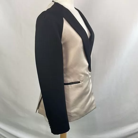 NWT Phillippe Lim Black Tan Jacket