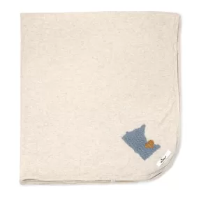 oh baby! Layette Blanket - Minnesota Love Fog - Sand