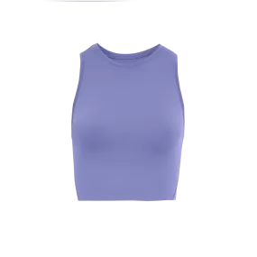 On Running Movement Crop (Womens) - Blueberry/Feather