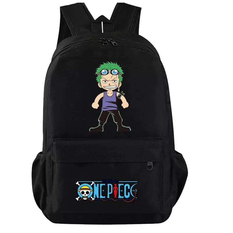 One Piece Anime Book Bags 3Pcs/Set Large Capacity Backpacks Teenage Student School Bags