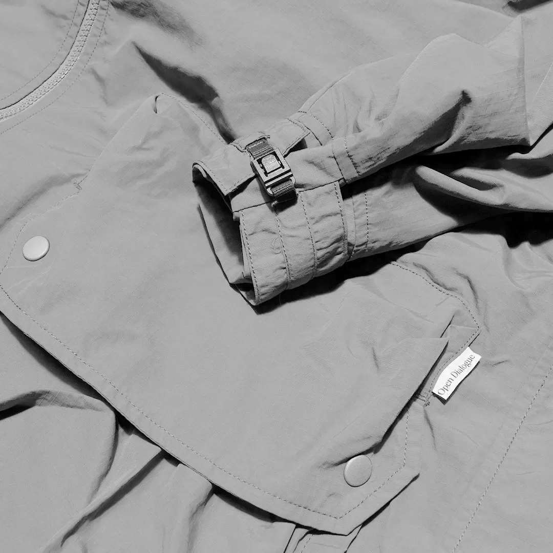 OPEN DIALOGUE 3D POCKET JACKETS-GREY