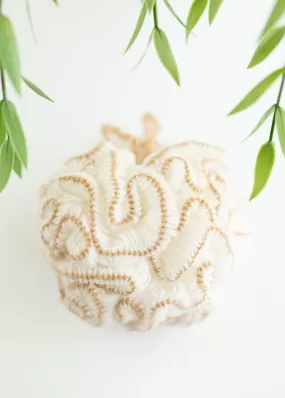 Organic Cotton Shower Pouf