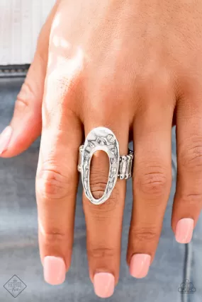 Paparazzi Accessories  - Artsy Artisan #R826 - Fashion Fix Silver Ring September 2019