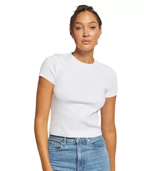 Perfect White Tee Women Katz Ribbed Tee