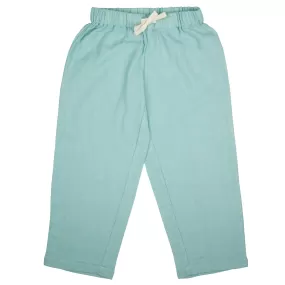 Pigeon Organics Turquoise Loose Summer Muslin Trousers