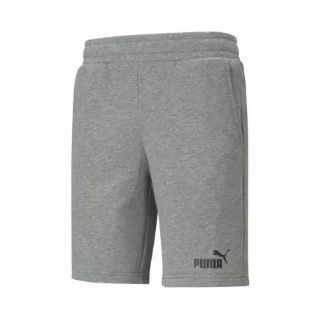 Puma men's sports shorts in cotton jersey 586742-03 light grey