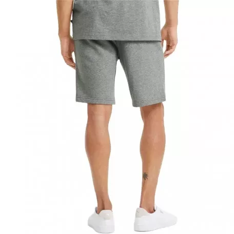 Puma men's sports shorts in cotton jersey 586742-03 light grey