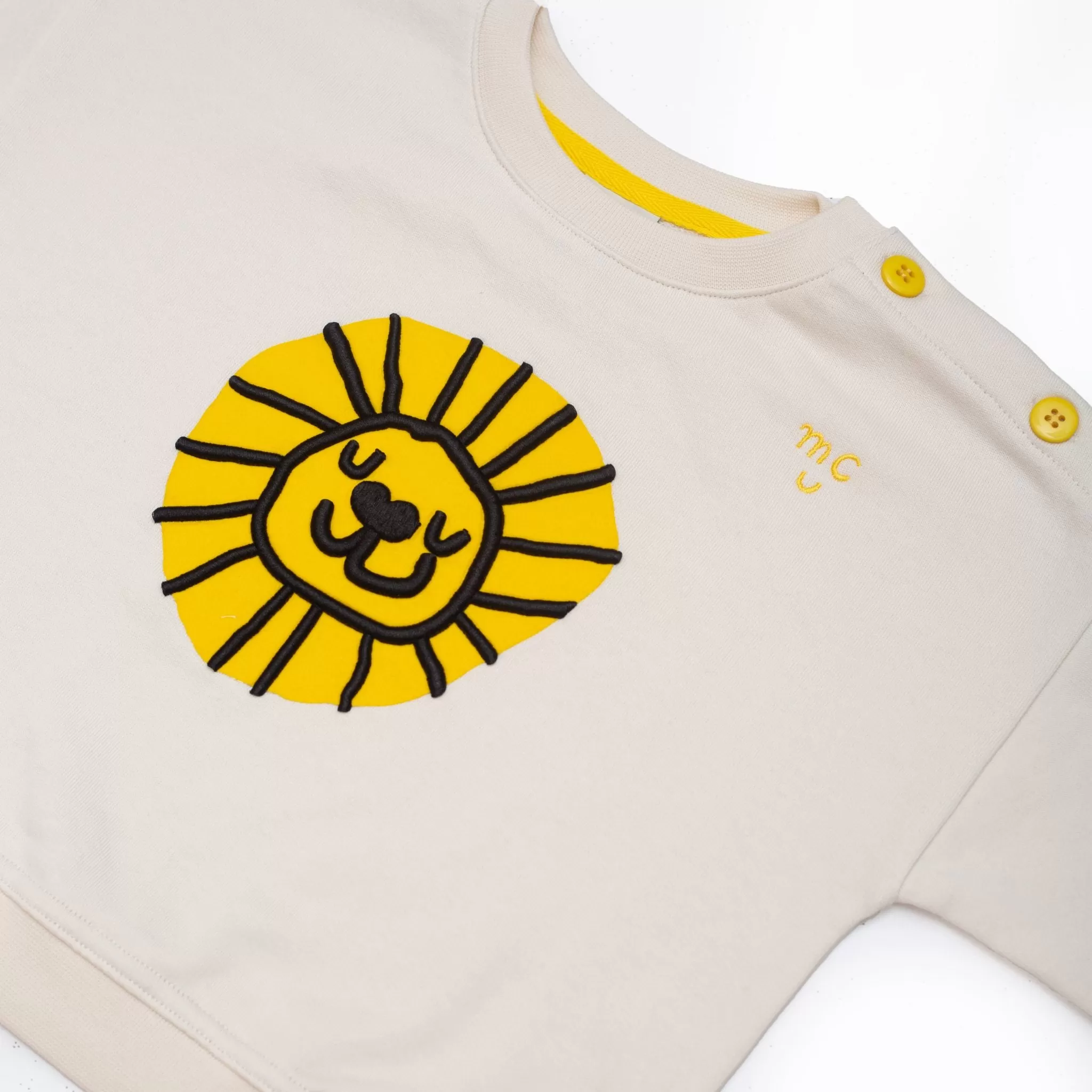 Recycled Cotton Lion Kid Sweatshirt