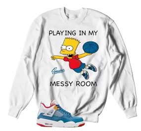 Retro 4 Messy Room Play Sweater