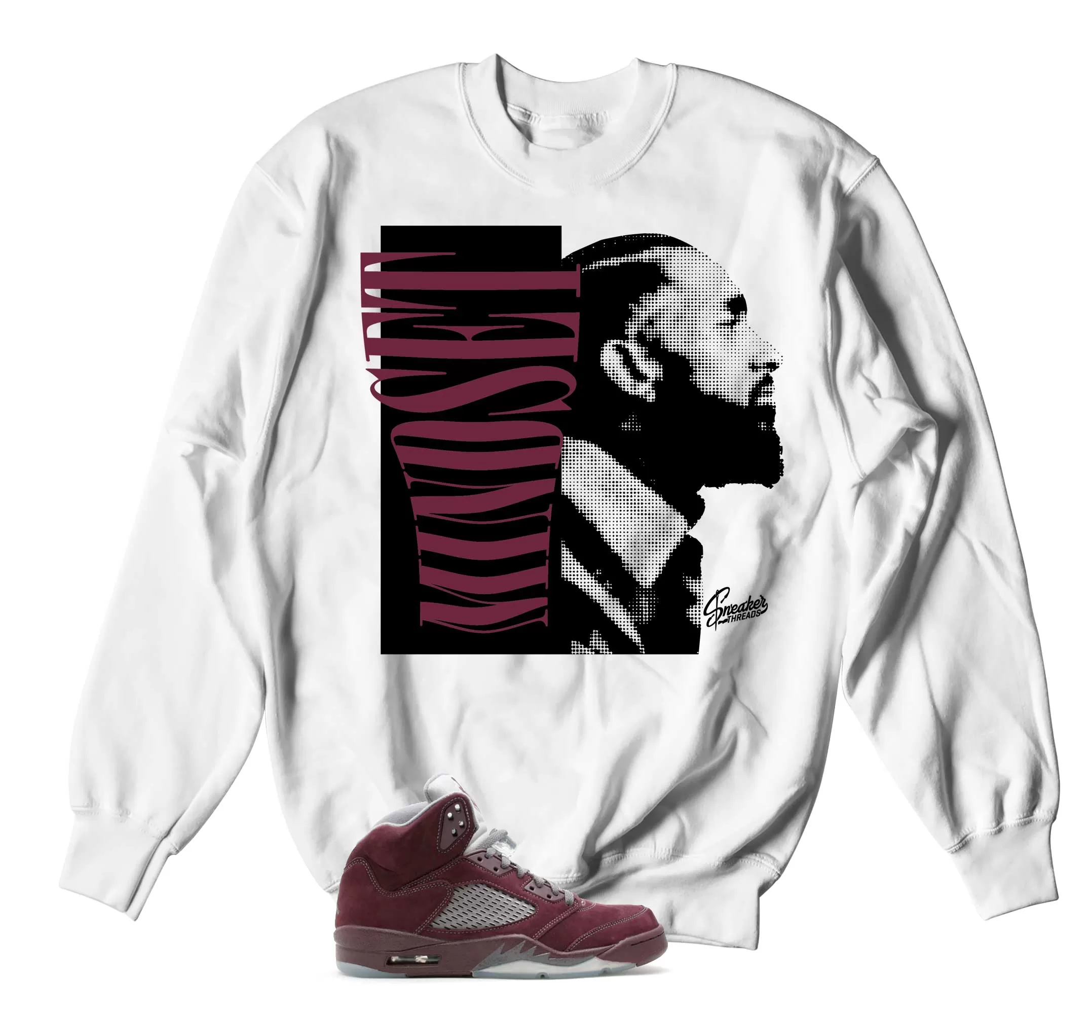 Retro 5 Burgundy Mindset Sweater