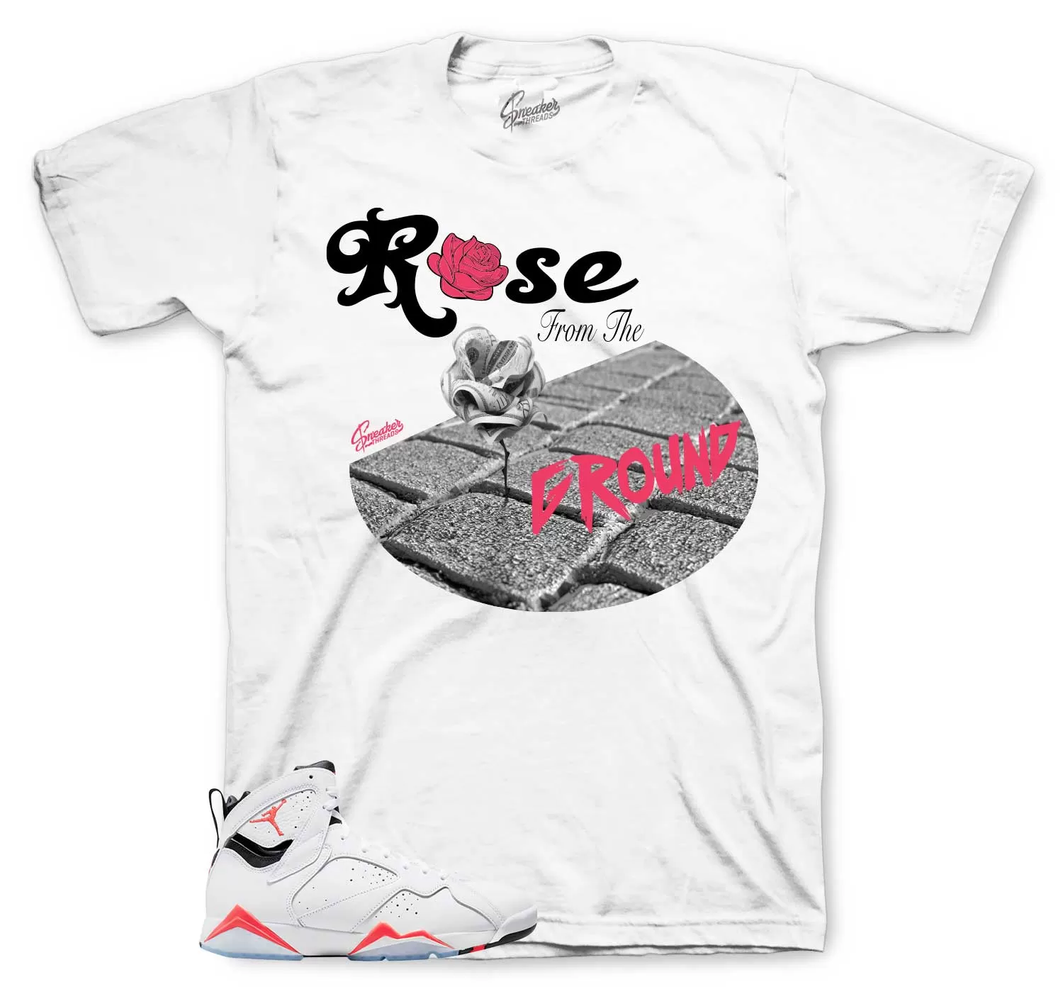 Retro 7 Infrared Ground Rose Shirt