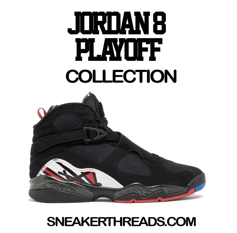 Retro 8 Playoffs Jacket - Money Over Love - Black