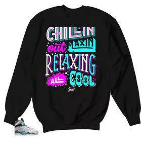 Retro 8 South Beach Sweater - Relaxin - Black