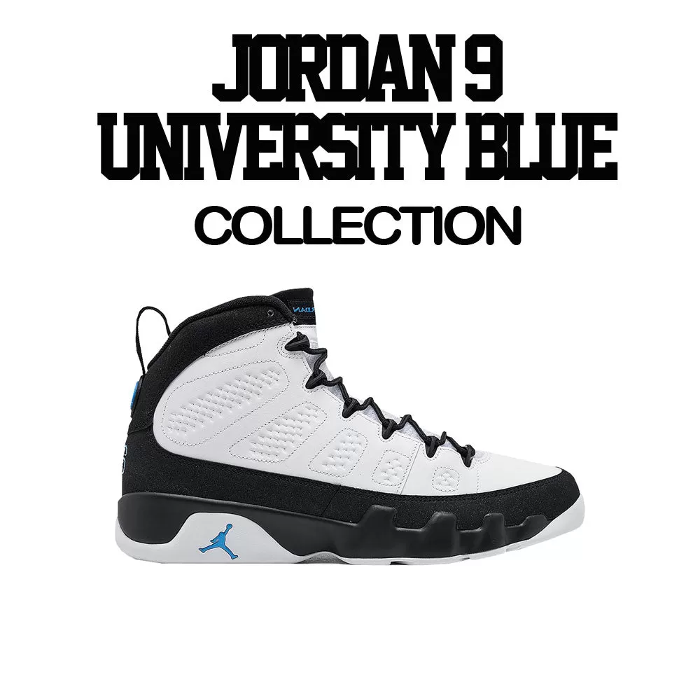 Retro 9 University Blue Jacket - ST Bear - Black