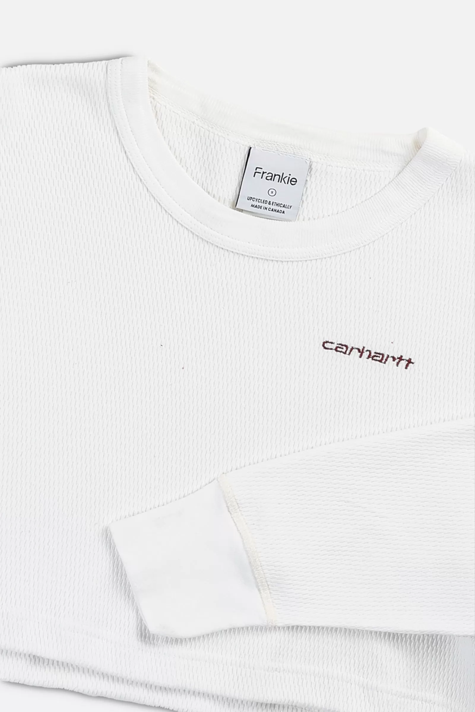 Rework Carhartt Crop Longsleeve Tee - S