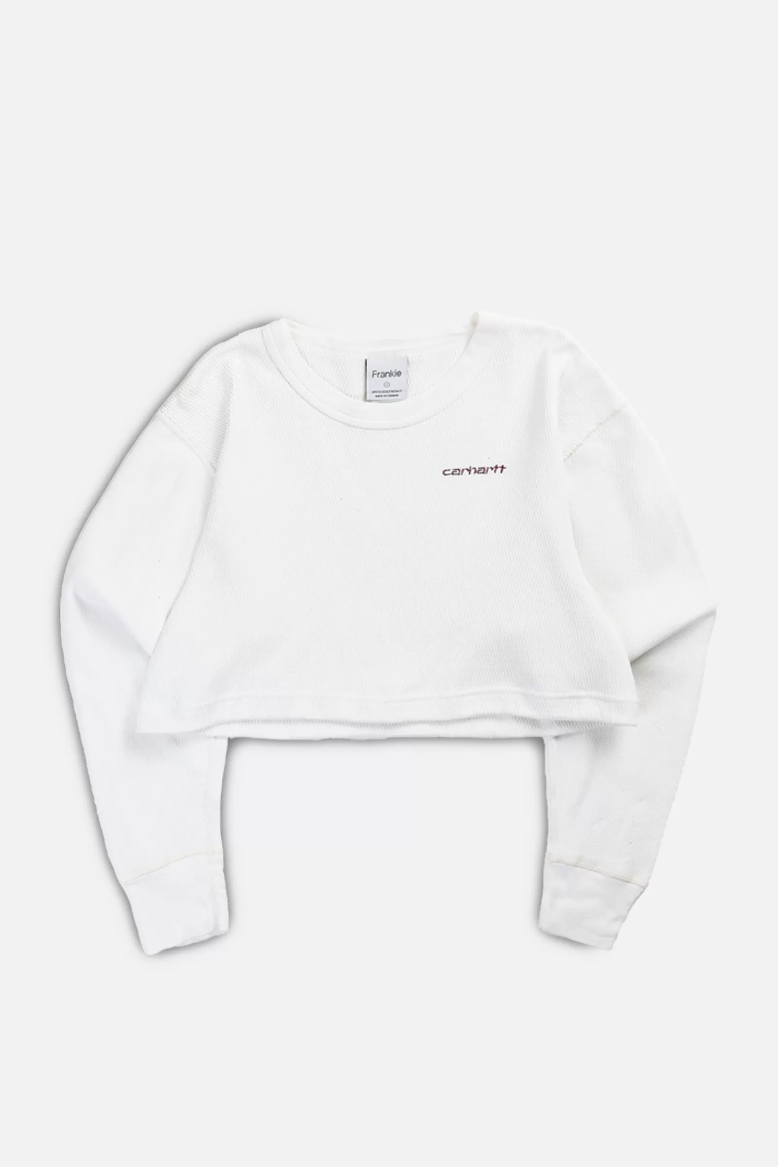 Rework Carhartt Crop Longsleeve Tee - S