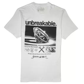 Rich & Rugged Unbreakable T-Shirt (White) - RRUNBRKWHT