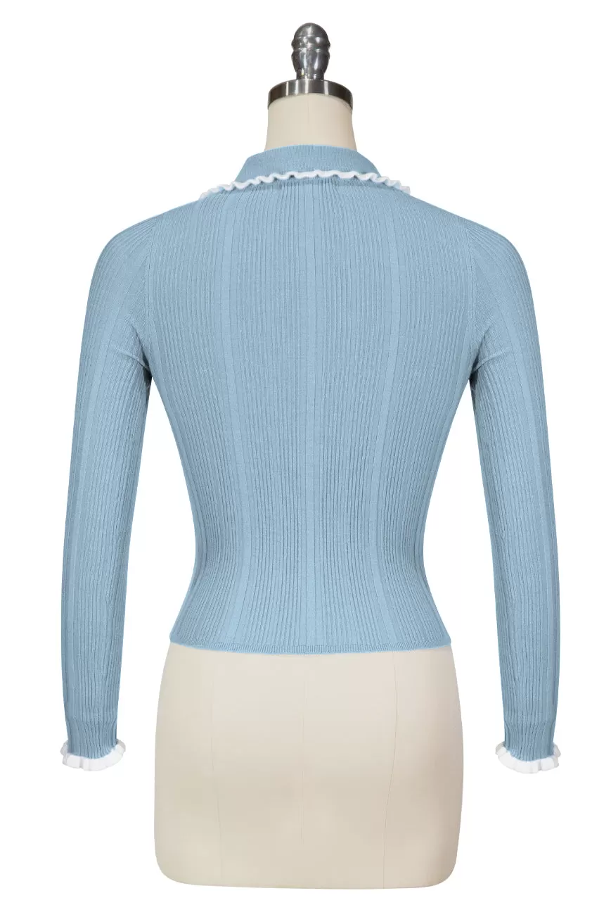 Riviera Knit Top (Blue)