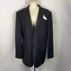 Saks FifthAvenue NWT Black Striped Mens Jacket