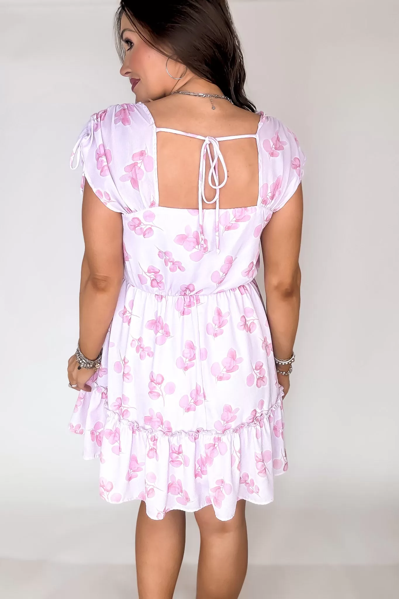 Seeing Sunny Days Floral Pink Dress