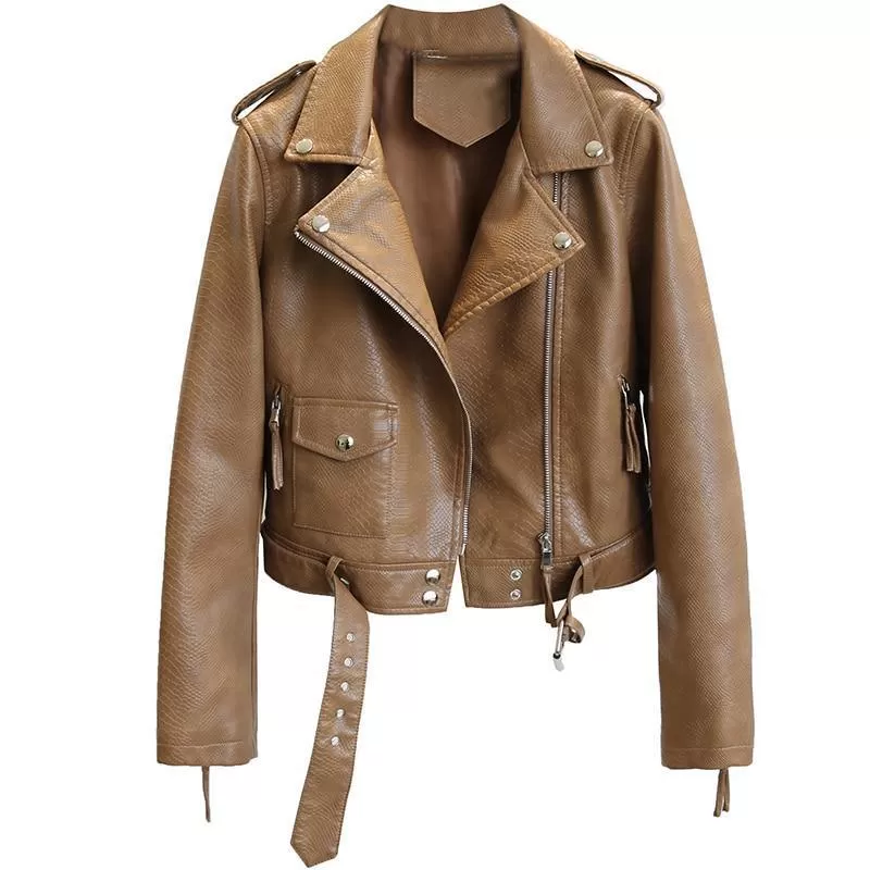 Serpentine Leather Jackets For Women