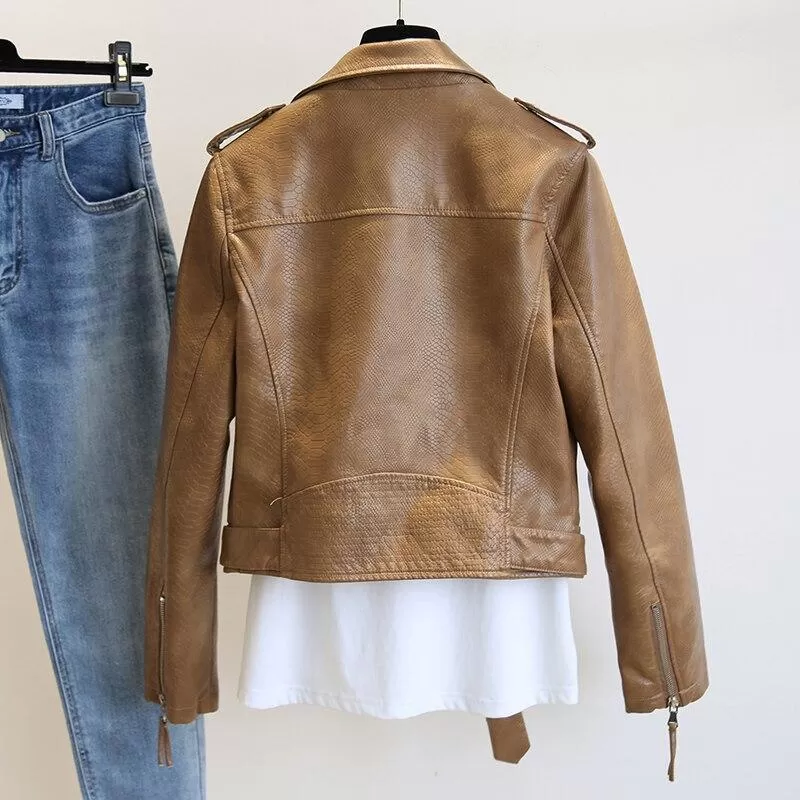 Serpentine Leather Jackets For Women