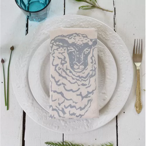 Sheep Cotton Tea Towel & Napkins