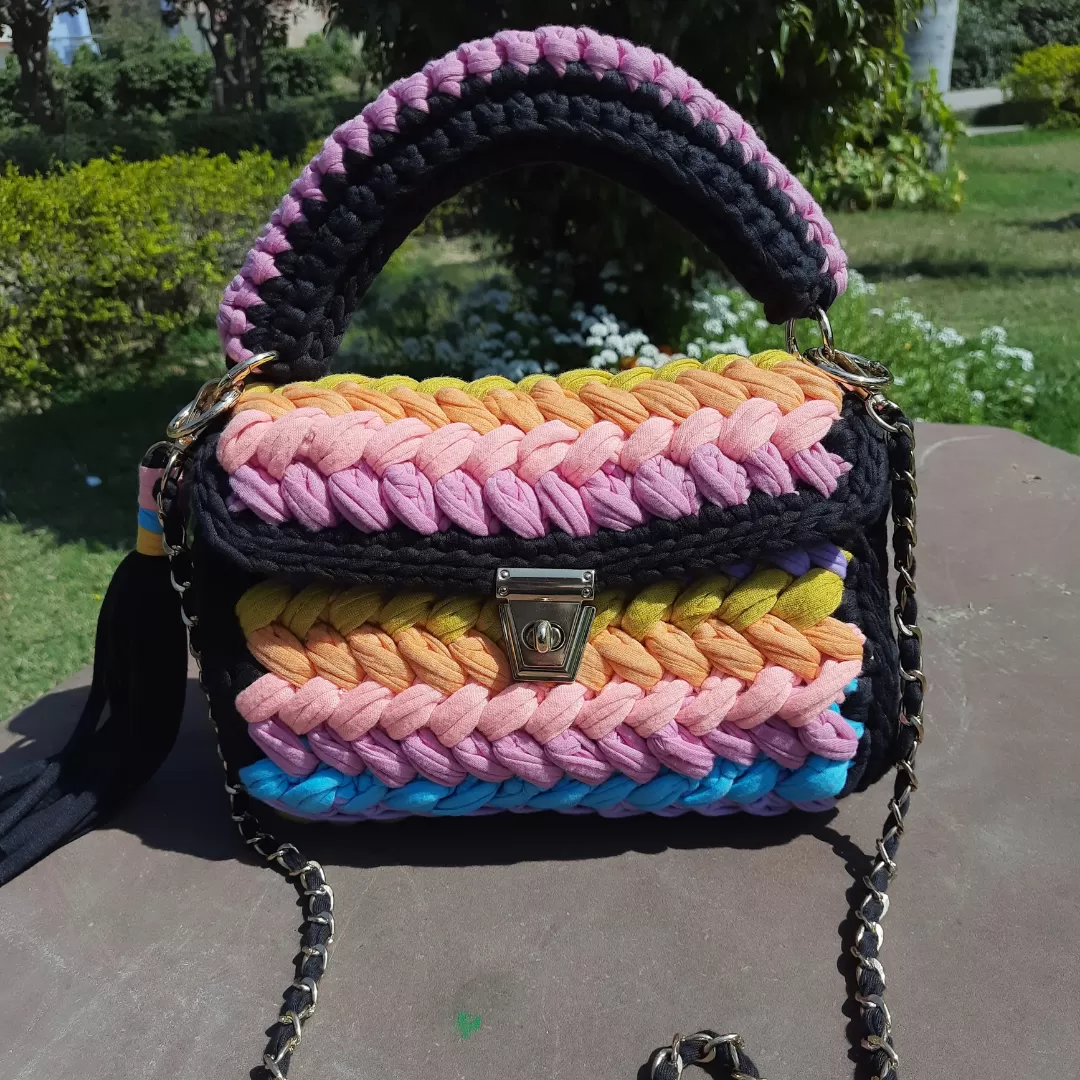 Shiroli Handmade Designer Super Bag With Belt