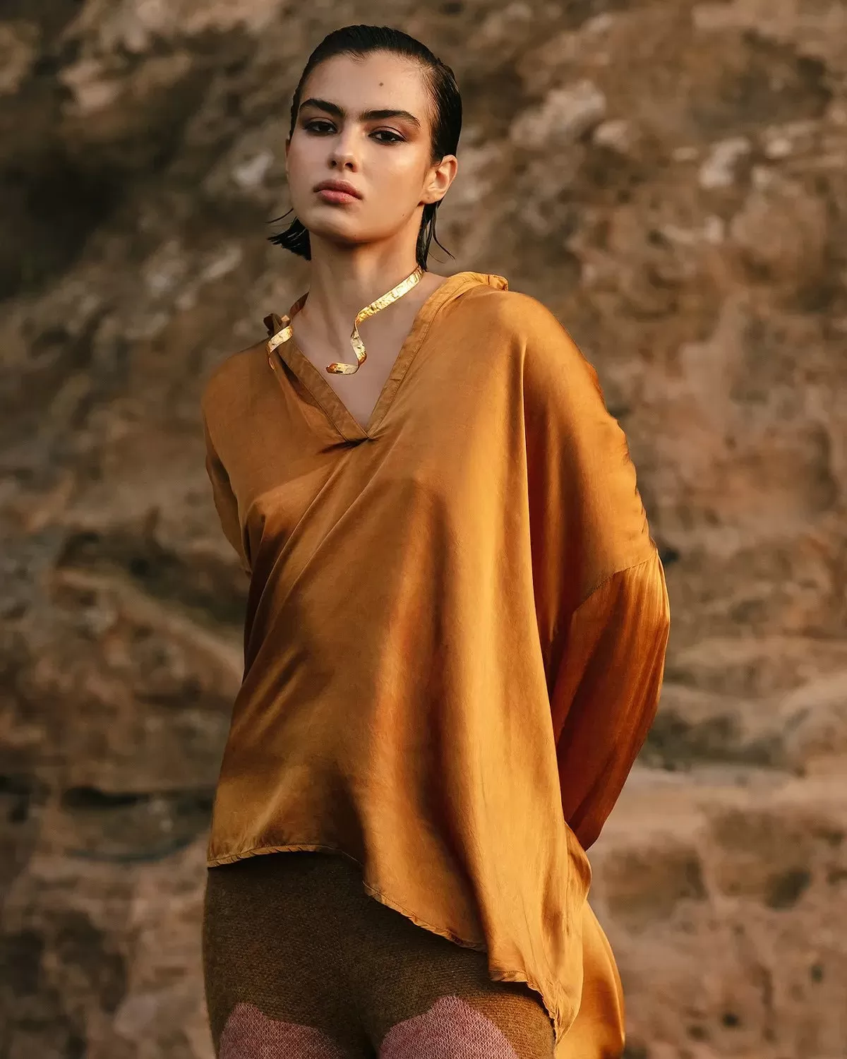 Shirt Vianey - Ocre