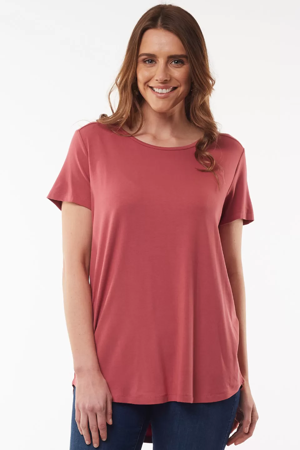 Sierra Luxe Deep Rose Tee