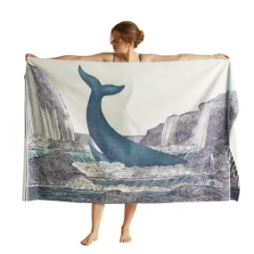 Simone Cotton Fouta Towel - Blue