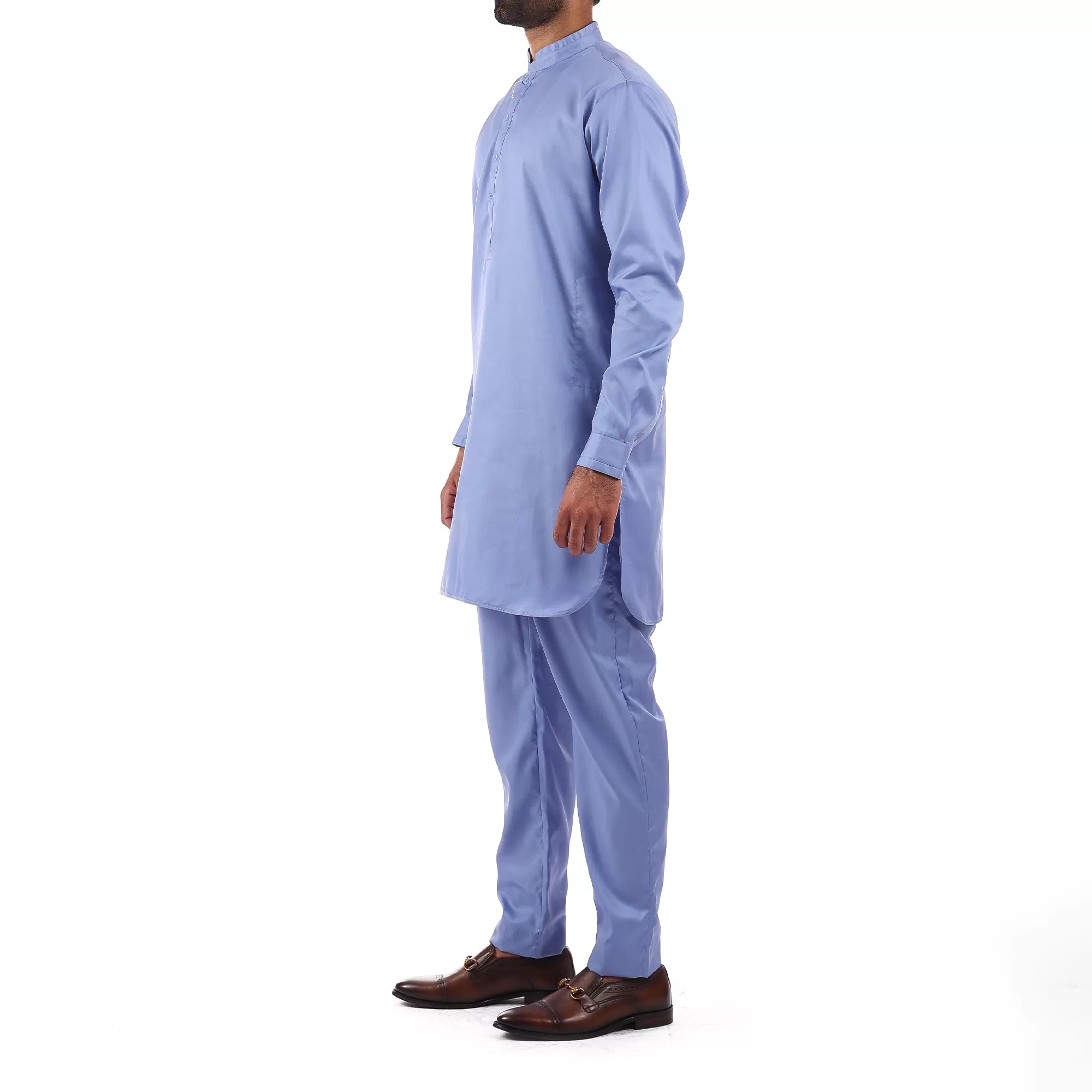 Sky Blue Short Kurta