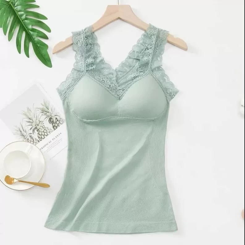 Sleeveless Tank Tops Vest Thermal Underwear Top D5188