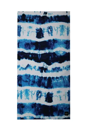 Slowtide Beach Towel in Indigo Sun