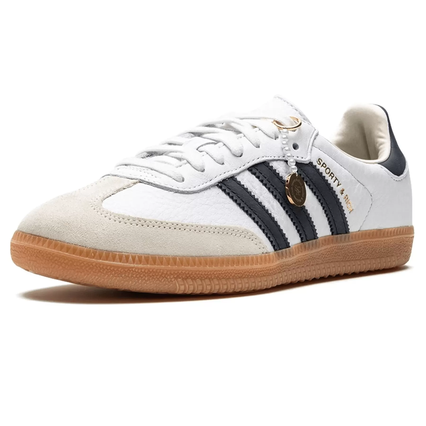 Sporty & Rich x Adidas Samba OG 'White Black'