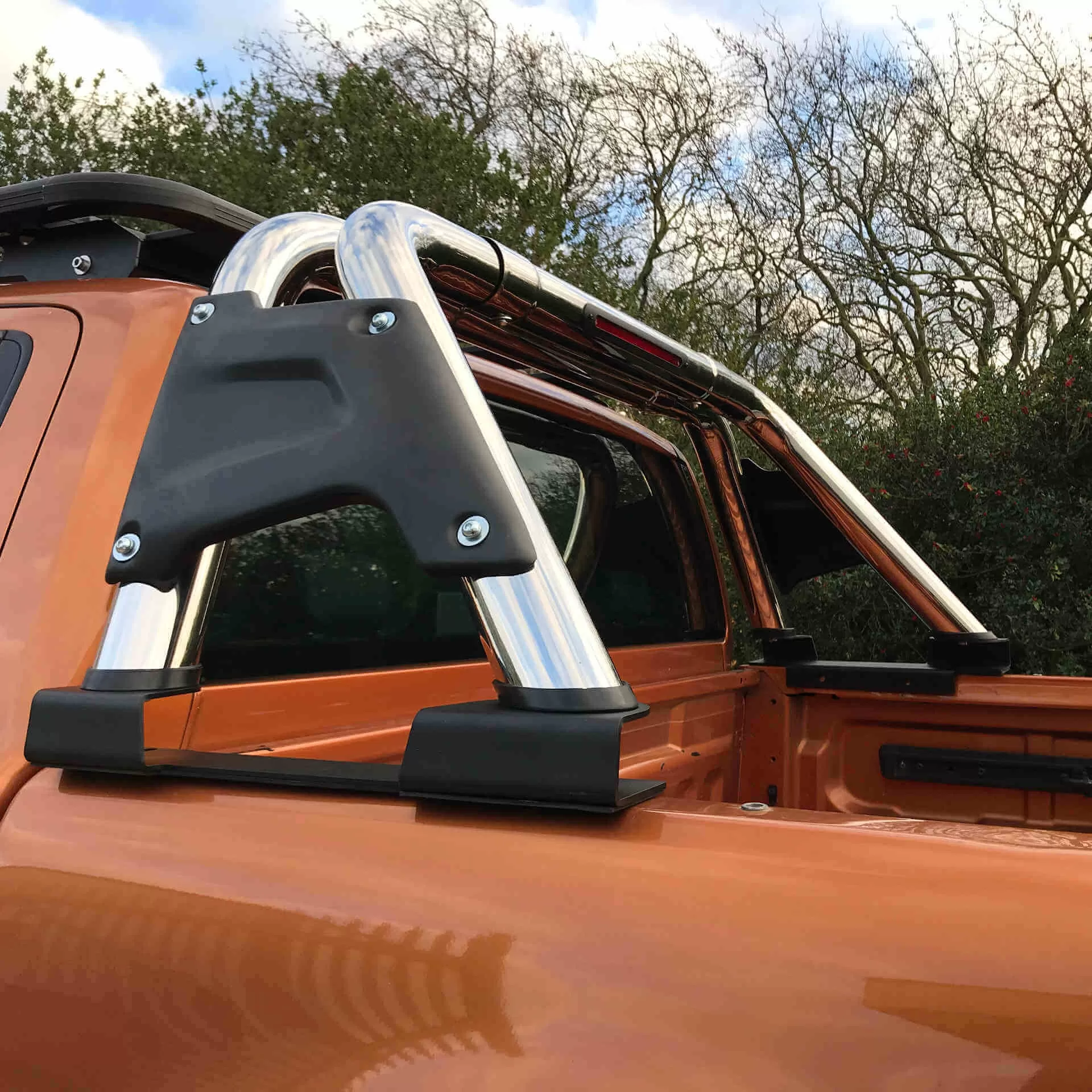 Stainless Steel Side Infill Roll Sports Bar for Ford Ranger 2022 