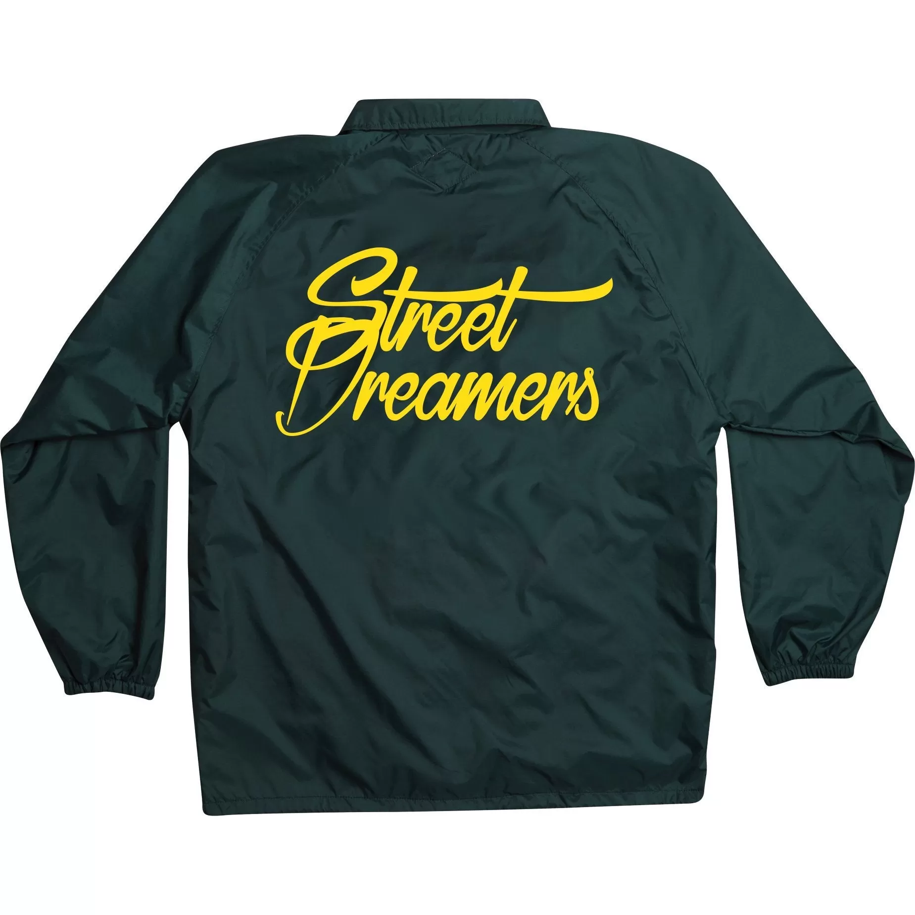 Street Dreamers - Hunter Green Coaches Jacket