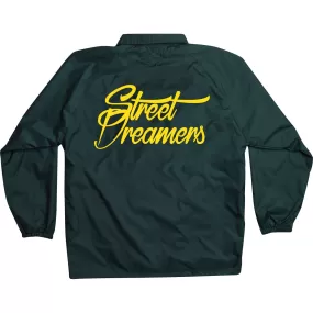 Street Dreamers - Hunter Green Coaches Jacket