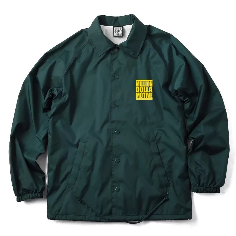 Street Dreamers - Hunter Green Coaches Jacket