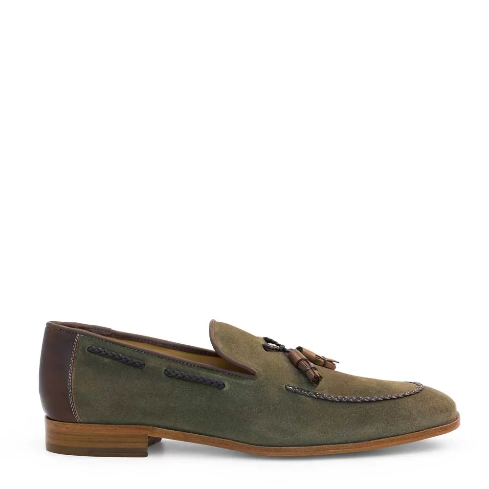 Suede Tassel Loafer